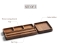 FLEX ORGANIZER SET - Walnut