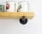 Floating Shelf with Metal Rod Brackets - Madrid
