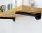 Floating Shelf with Metal Rod Brackets - Madrid