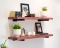 Floating Shelves with Minimalistic Style Metal Brackets - Rome