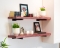 Floating Shelves with Minimalistic Style Metal Brackets - Rome