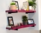 Floating Shelf with Square Tube Brackets - Tokyo