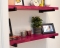 Floating Shelf with Square Tube Brackets - Tokyo