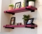 Floating Shelf with Square Tube Brackets - Tokyo