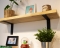 Floating Shelves with Metal Brackets - Madrid