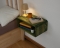 Curved Wooden Floating Nightstand, Handmade Bedside Table - Haarlem