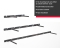 Floating Shelf with Hidden Metal Brackets - (38" L x 10" D) - Black