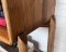 Curved Edge Wooden Nightstand with Legs- Cape Town