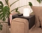 Functional Wood Armrest Table - Black