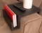Functional Wood Armrest Table - Black