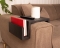 Functional Wood Armrest Table - Black