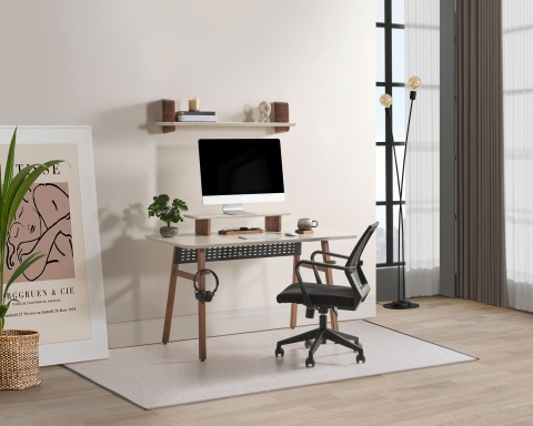HEYBELI WORK DESK - Beige