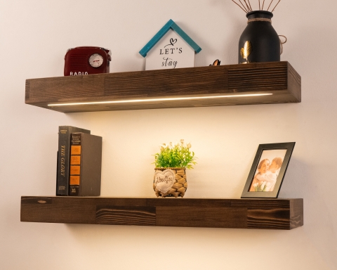 Floating Shelf with Led Lights - Vancouver