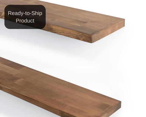 Floating Shelf with Hidden Metal Brackets -  (40"L x 5.5"D) - Vancouver