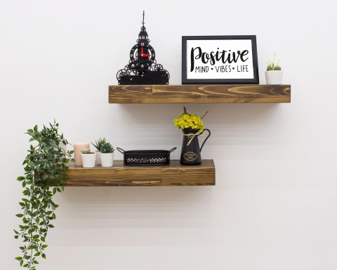 Floating Shelves Custom Size 3 Inch Thick - London