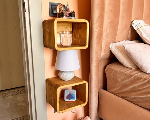 Set of 2 Floating Nightstand - Madrid