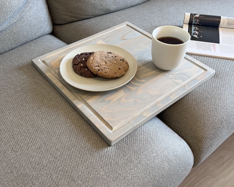 Wooden Square Tray Table - Istanbul
