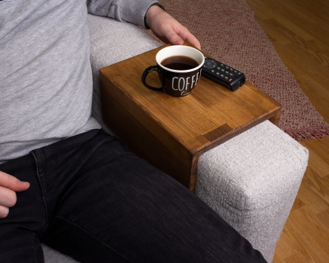 Modern Wood Armrest Table - CapeTown