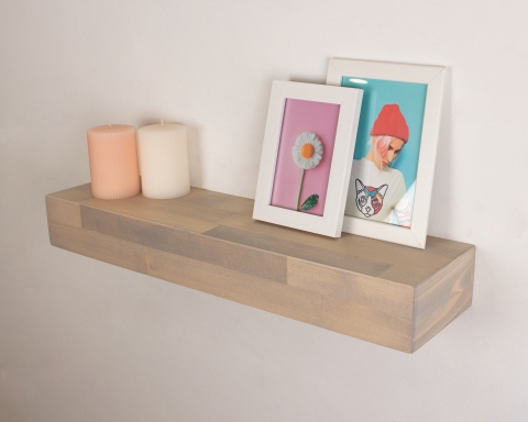 Floating Shelves Custom Size 3 Inch Thick - Istanbul