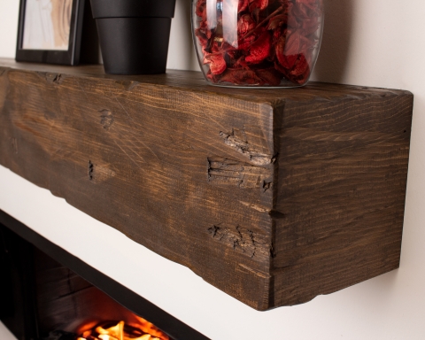 Reclaimed Fireplace Shelf Mantel - Vancouver