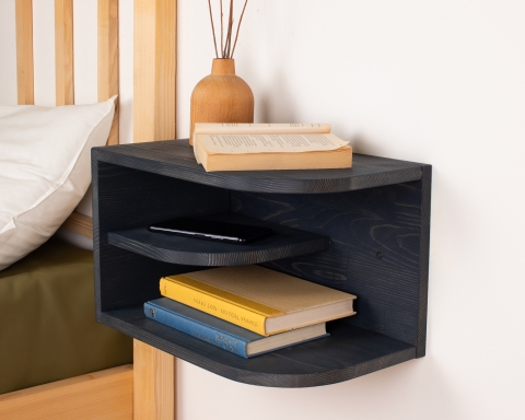 Minimalist Wooden Floating Nightstand - Monaco