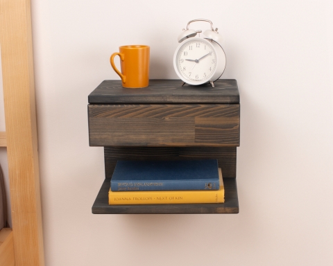  Floating Nightstand with Drawer - Nairobi