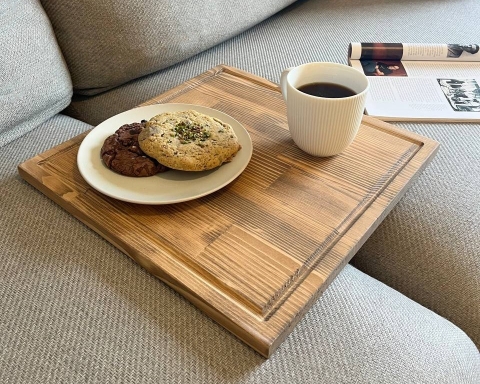 Wooden Square Tray Table - Cape Town