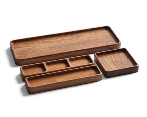 TRADE ORGANIZER SET - Walnut