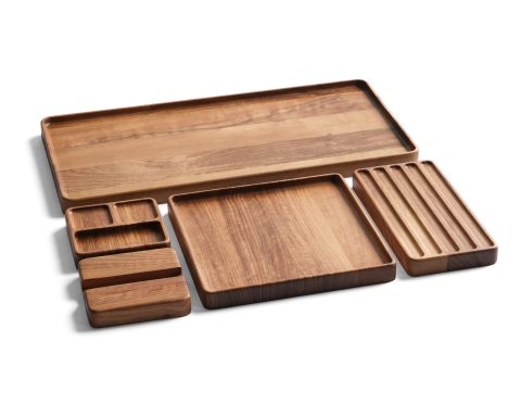 GUSTAV ORGANIZER SET - Walnut