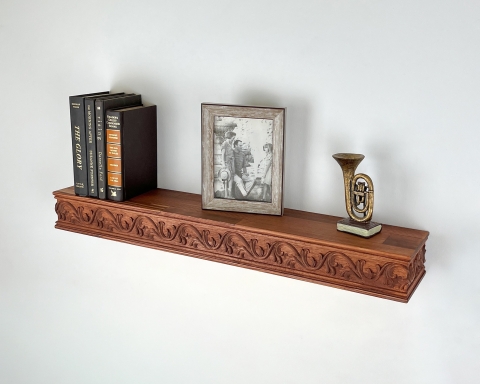 Acanthus Carved Floating Shelf - Paris