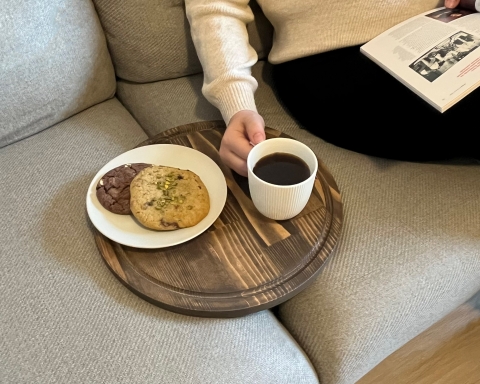 Wooden Sofa Tray Table - Vancouver
