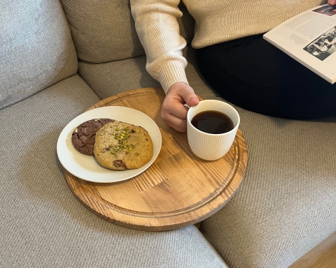 Wooden Sofa Tray Table - Cape Town