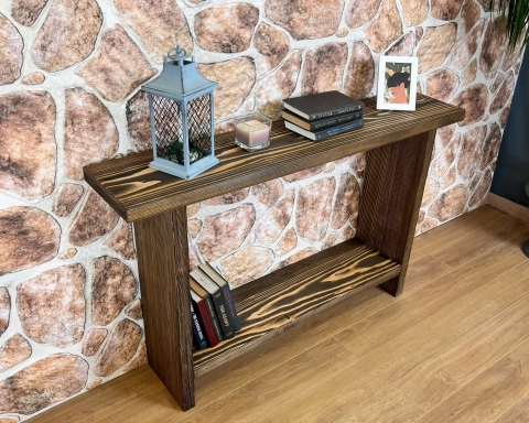 Rustic Wood Console Table - Vancouver