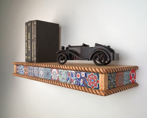 Mediterranean Style Floating Shelf  - Madrid