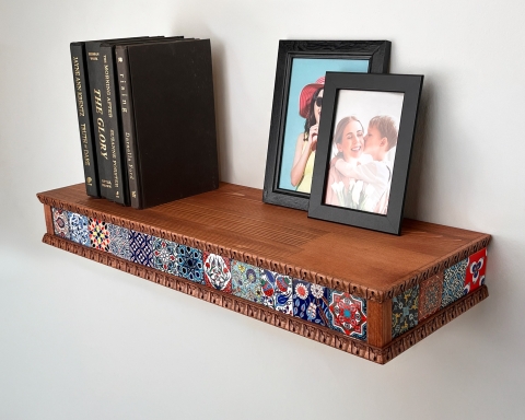 Mediterranean Style Floating Shelf  - Paris