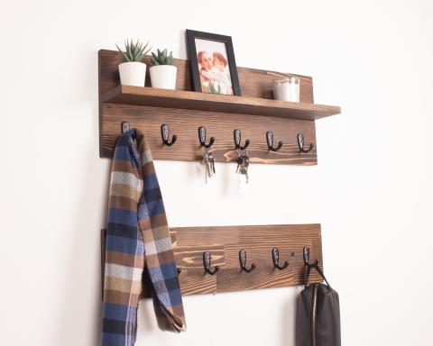 Coat Rack with Shelf  - Vancouver