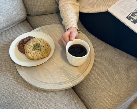 Wooden Sofa Tray Table - Istanbul