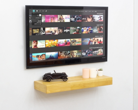 Modern Floating TV Shelf - Madrid