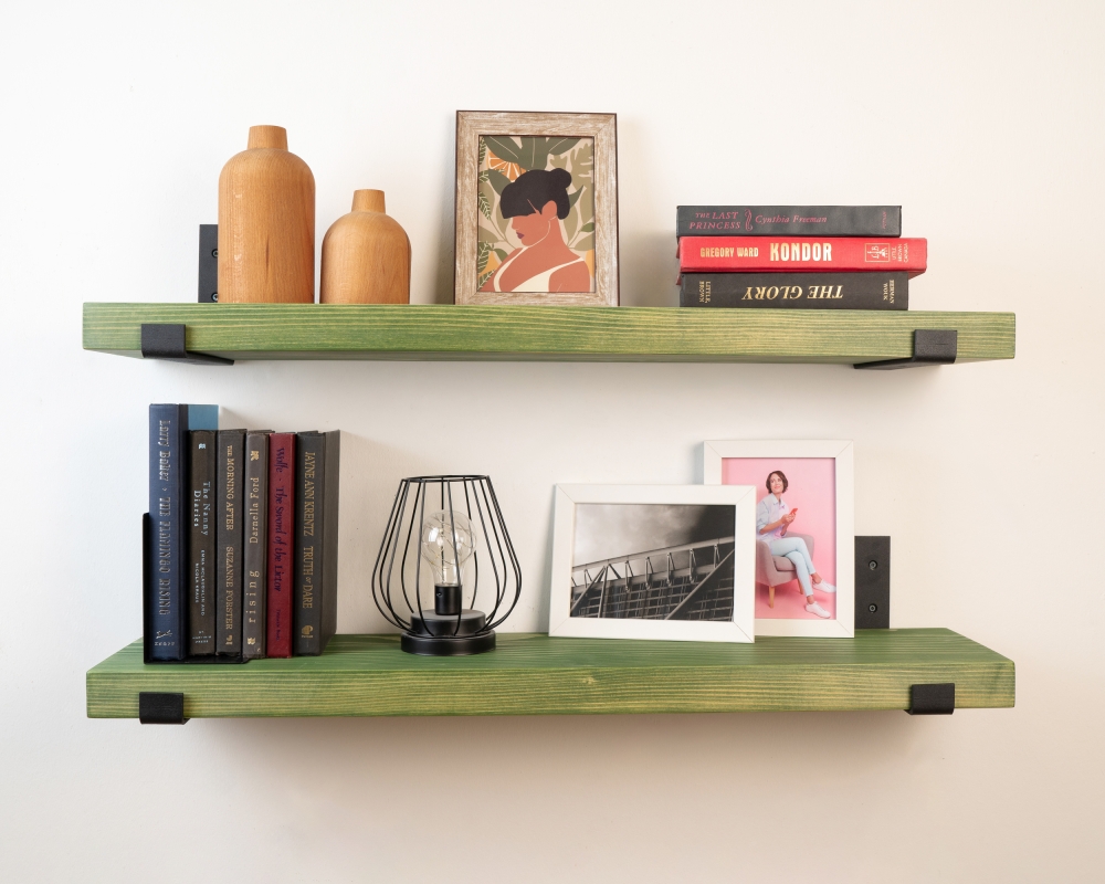 Heavy Duty Shelf with Industrial Metal Brackets - Jakarta