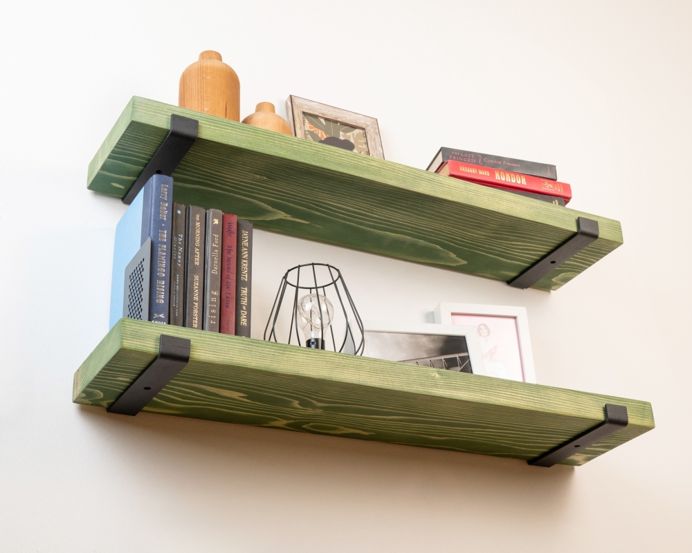 Heavy Duty Shelf with Industrial Metal Brackets - Jakarta