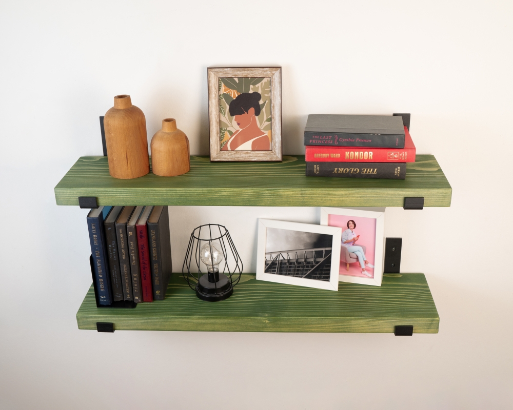 Heavy Duty Shelf with Industrial Metal Brackets - Jakarta