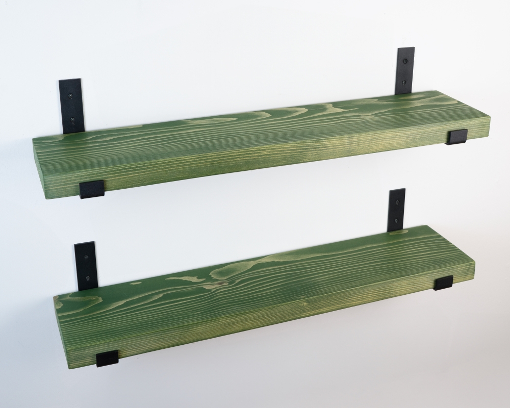 Heavy Duty Shelf with Industrial Metal Brackets - Jakarta