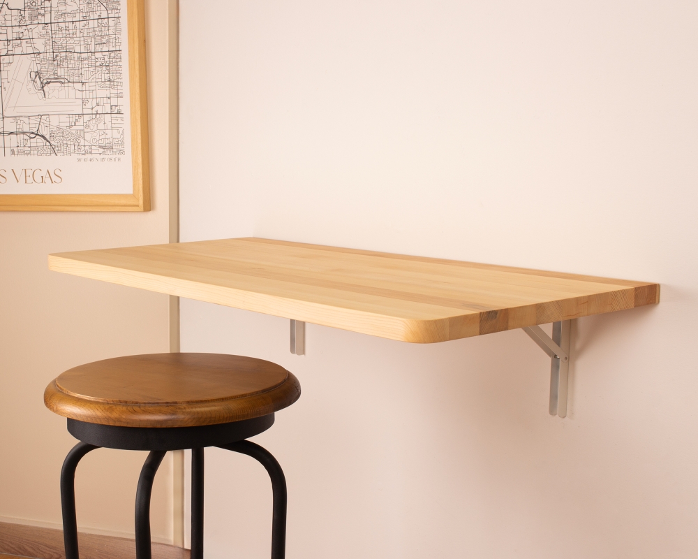 Wood Floating Desk - Natural