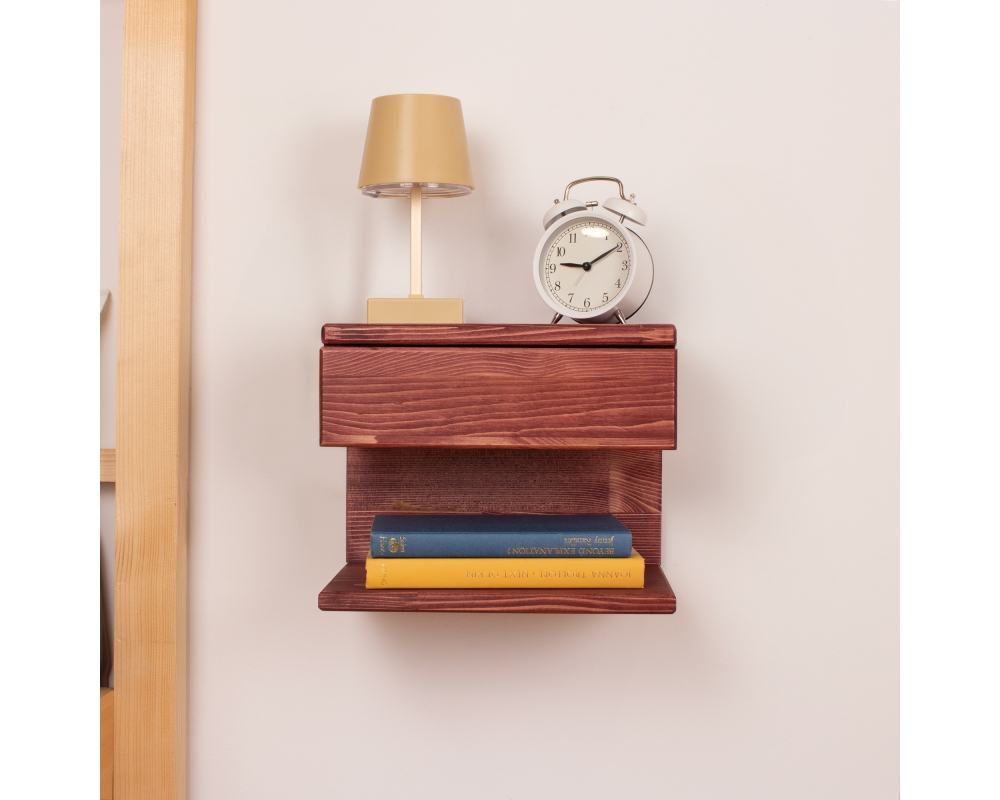  Floating Nightstand with Drawer - Rome