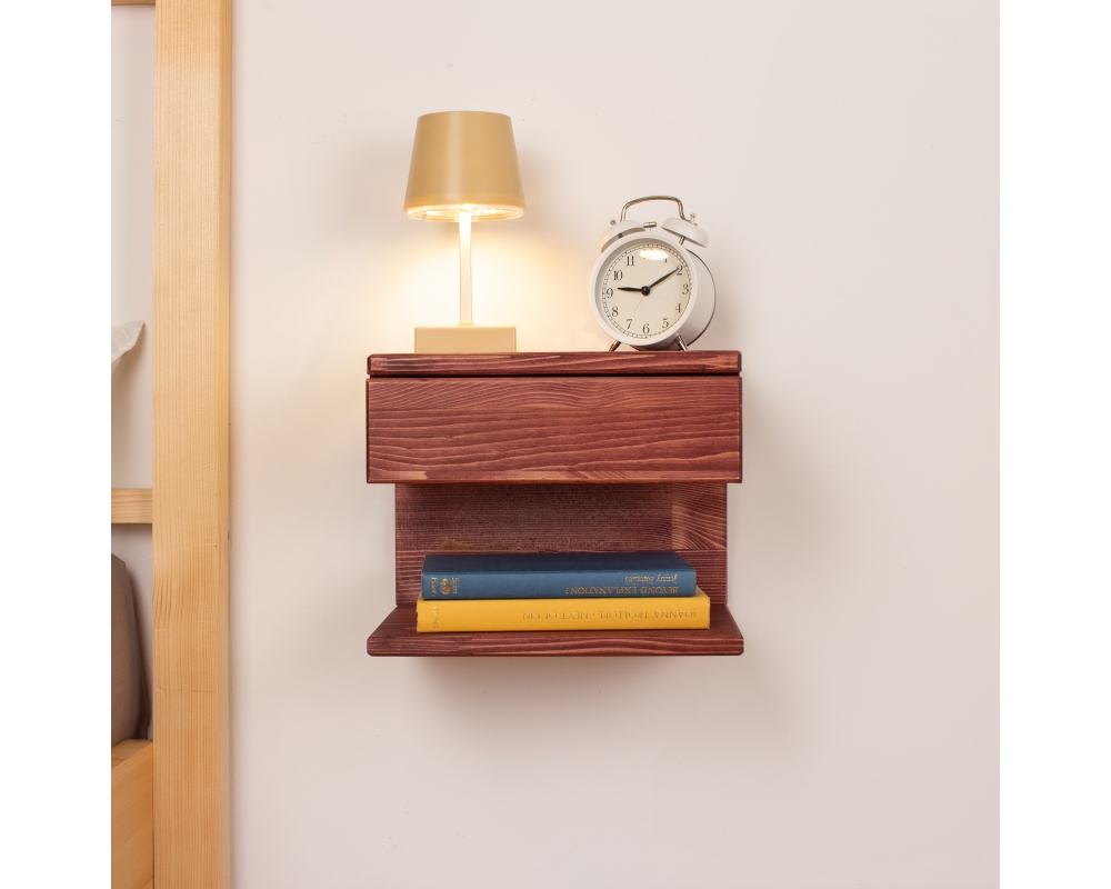  Floating Nightstand with Drawer - Rome