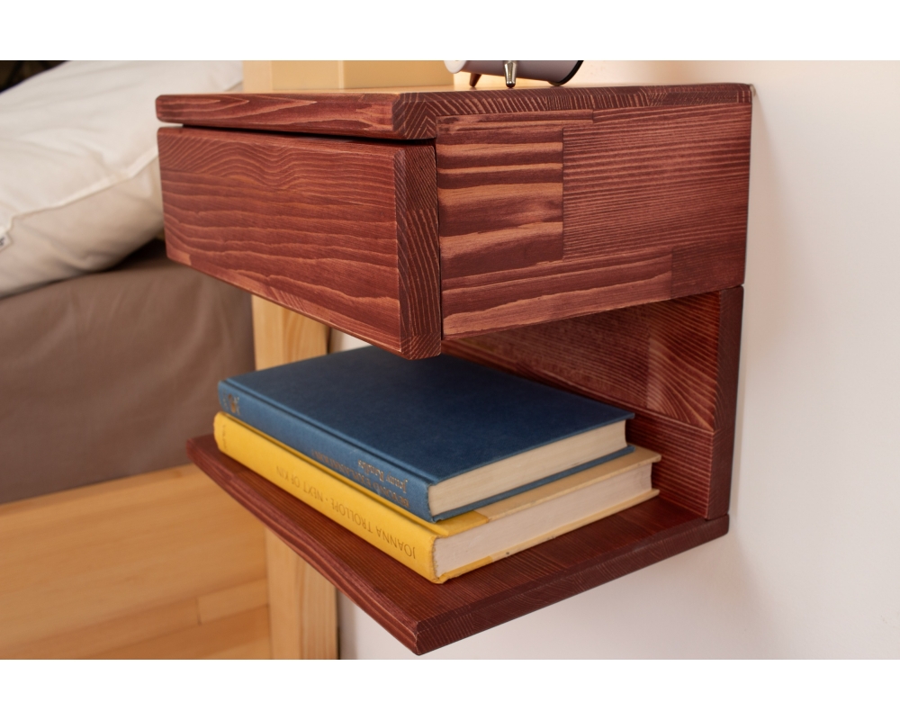  Floating Nightstand with Drawer - Rome