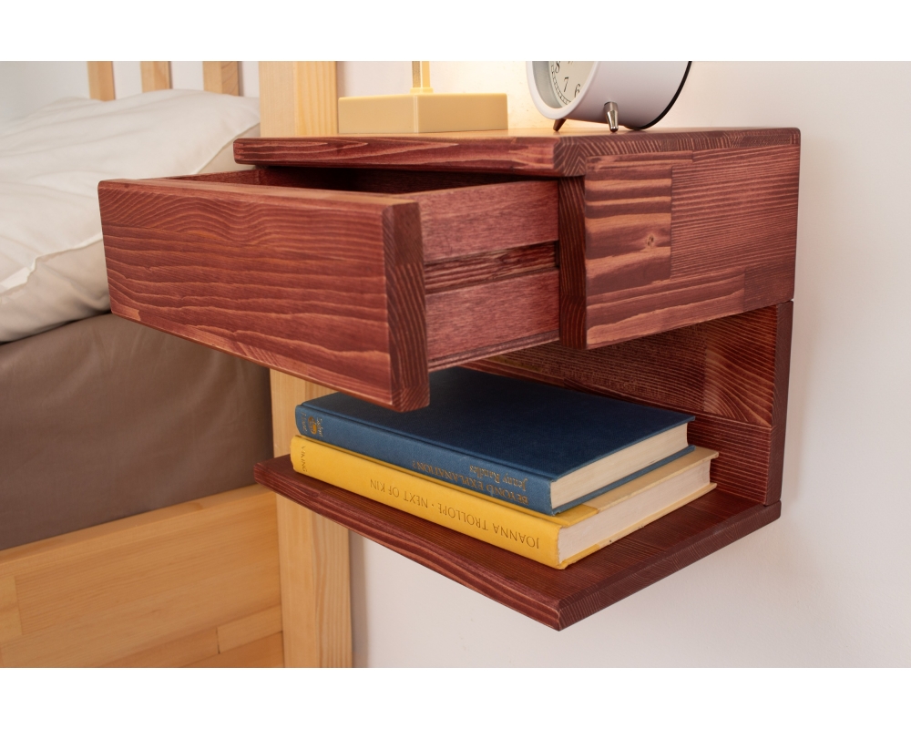  Floating Nightstand with Drawer - Rome