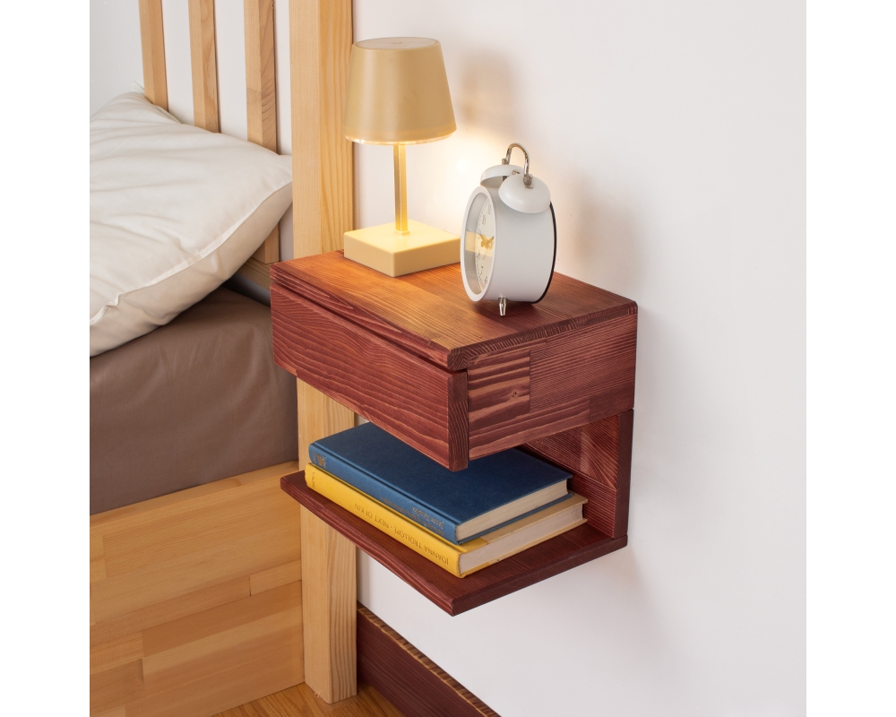  Floating Nightstand with Drawer - Rome