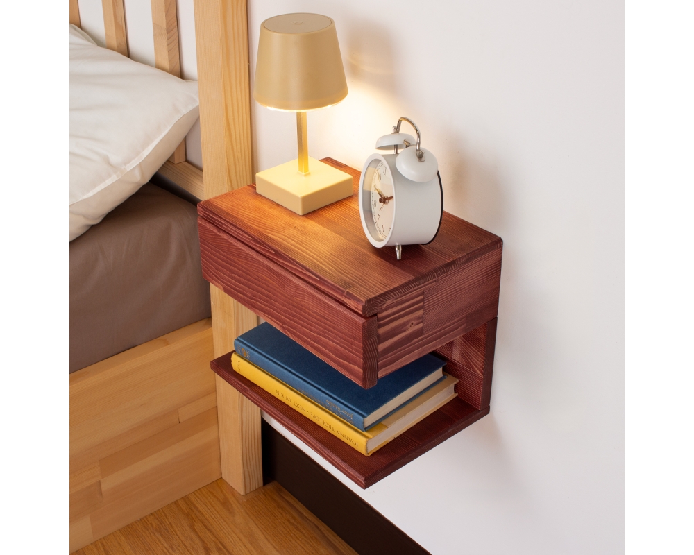  Floating Nightstand with Drawer - Rome