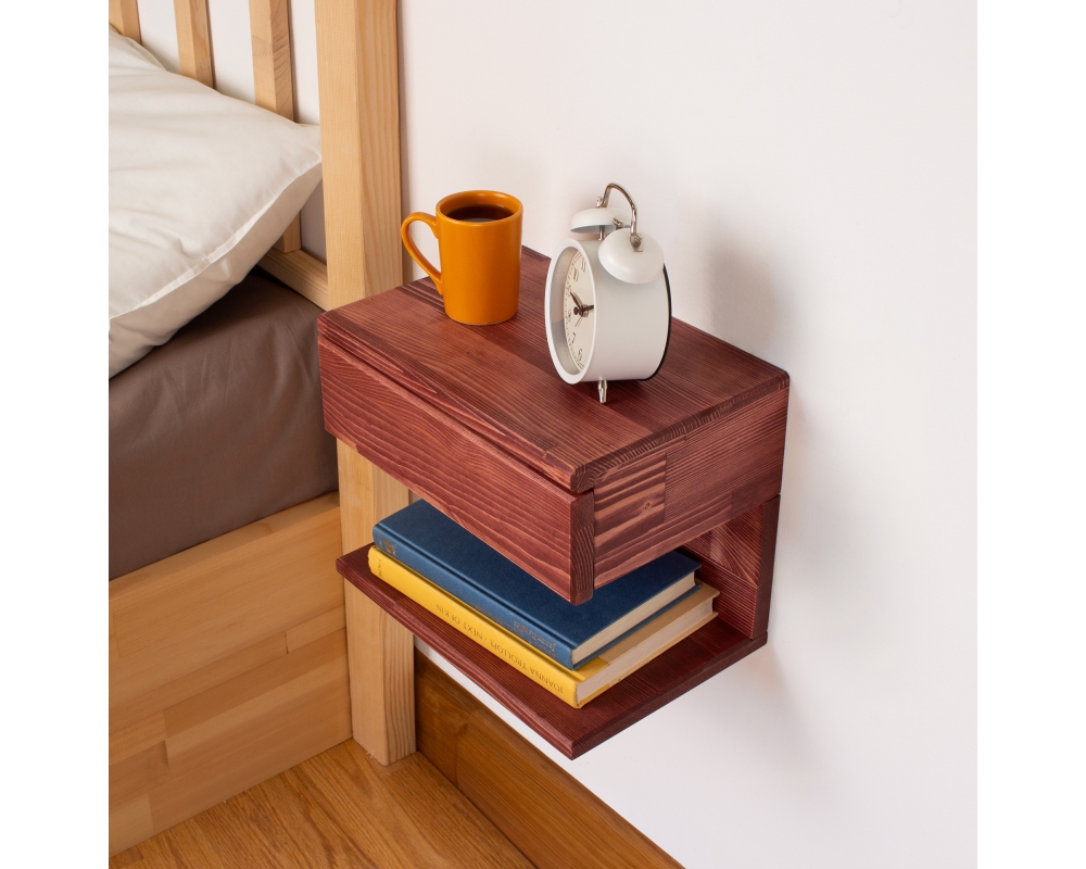  Floating Nightstand with Drawer - Rome